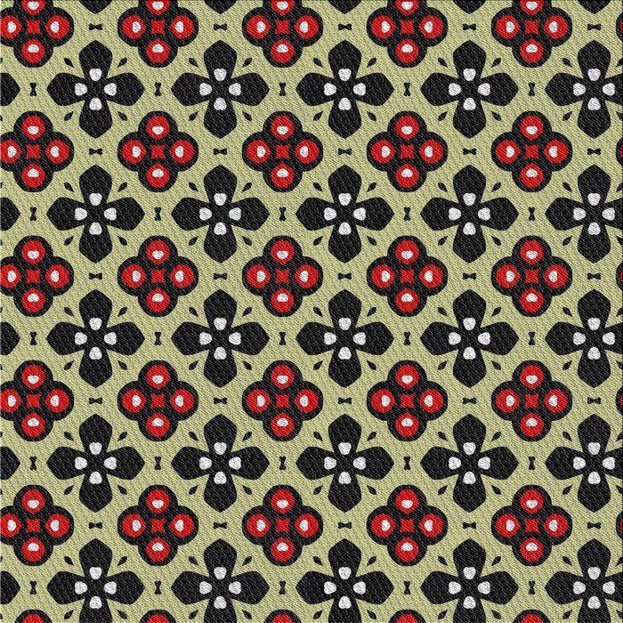 Sideview of Machine Washable Transitional Night Red Rug, wshpat3071