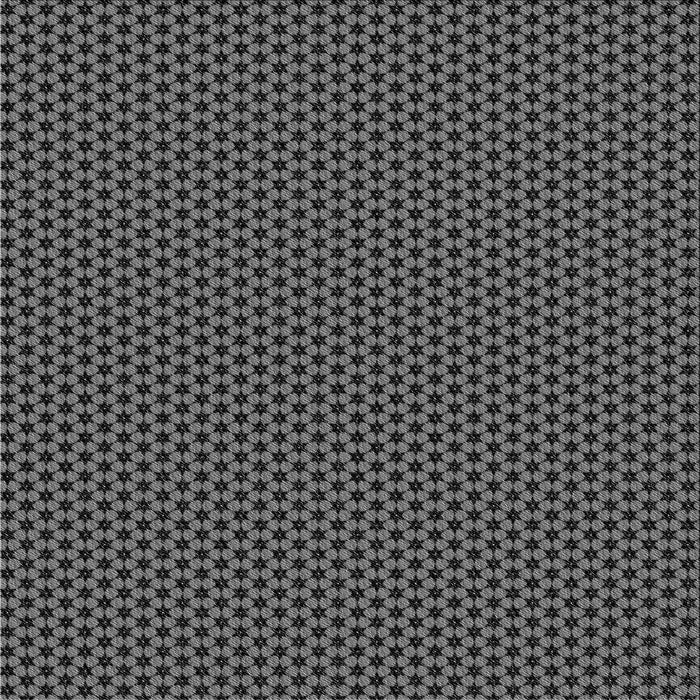 Round Patterned Charcoal Black Rug, pat3072gry