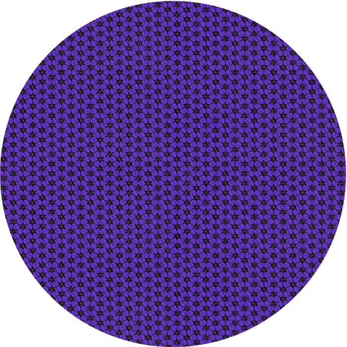 Square Machine Washable Transitional Amethyst Purple Rug in a Living Room, wshpat3072pur