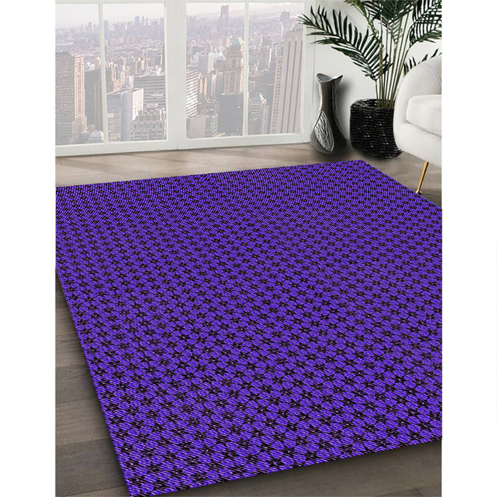 Patterned Amethyst Purple Rug in Family Room, pat3072pur