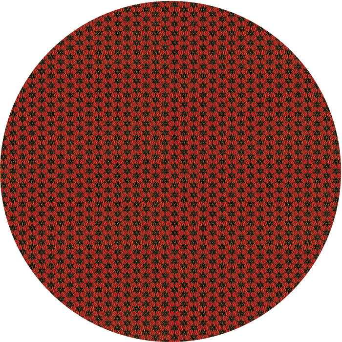 Square Machine Washable Transitional Red Brown Rug in a Living Room, wshpat3072yw