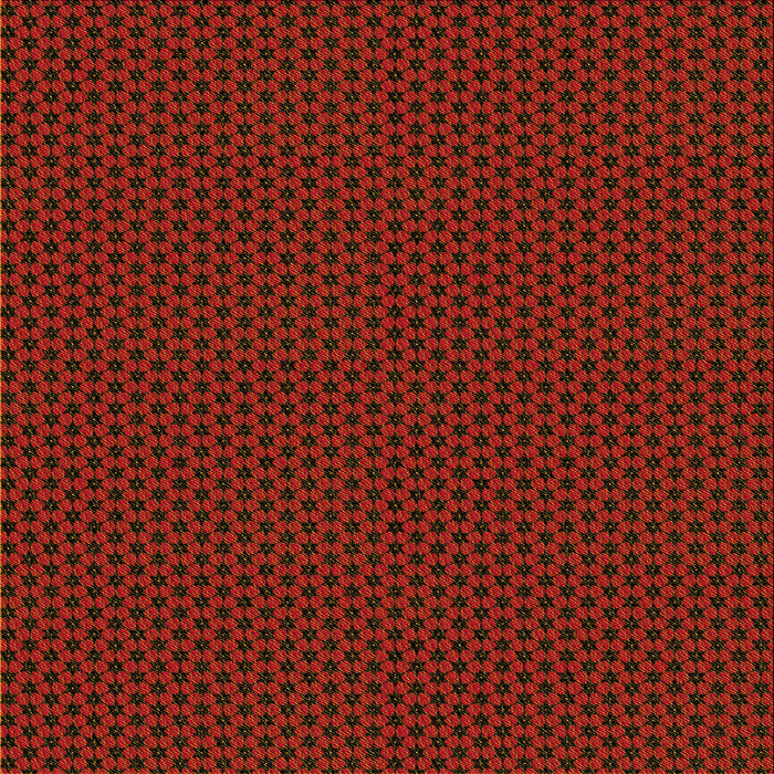 Round Patterned Red Brown Rug, pat3072yw