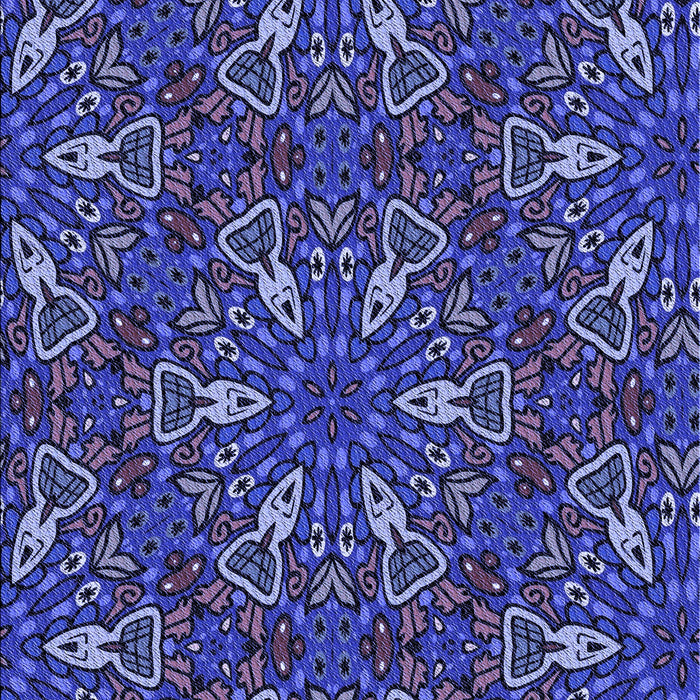 Machine Washable Transitional Medium Slate Blue Rug, wshpat3073blu