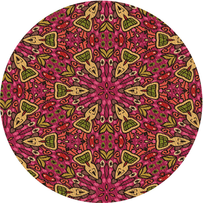 Square Machine Washable Transitional Red Rug in a Living Room, wshpat3073org