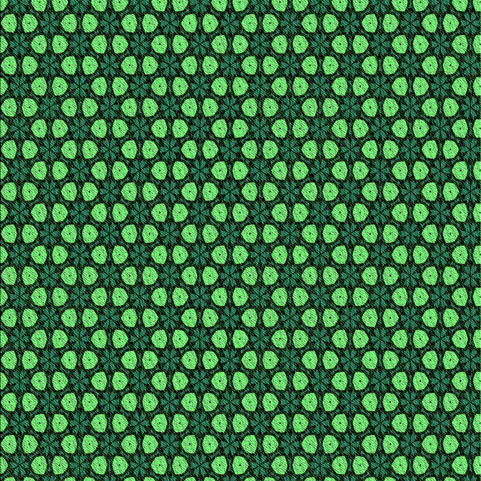 Patterned Dark Forest Green Rug, pat3074grn