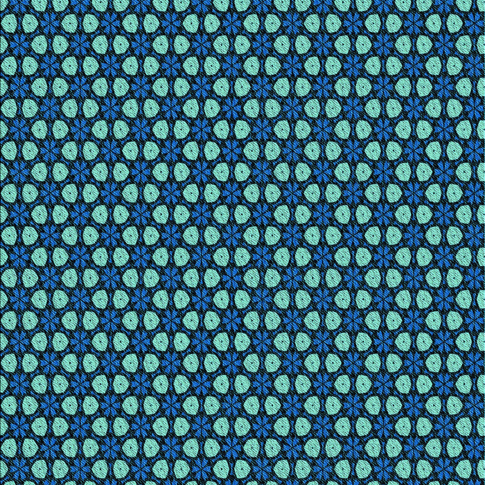 Patterned Dark Turquoise Green Rug, pat3074lblu