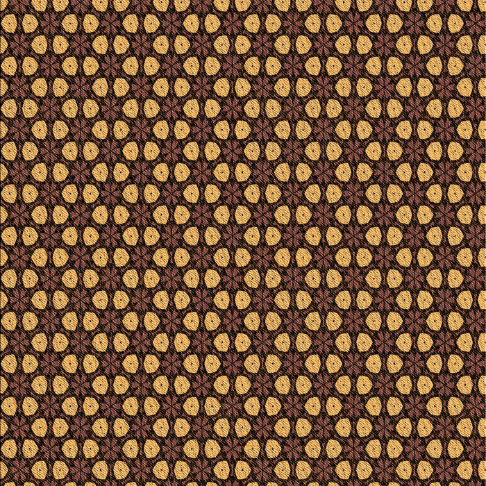 Patterned Orange Rug, pat3074org