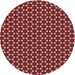 Square Patterned Maroon Red Rug, pat3074rd