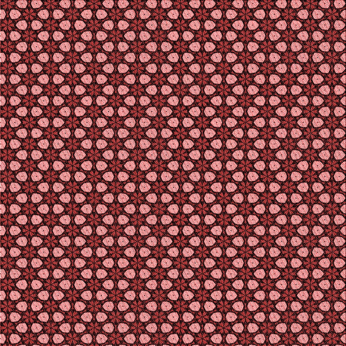 Round Patterned Maroon Red Rug, pat3074rd