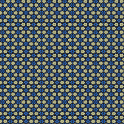 Square Patterned Blue Novelty Rug, pat3074