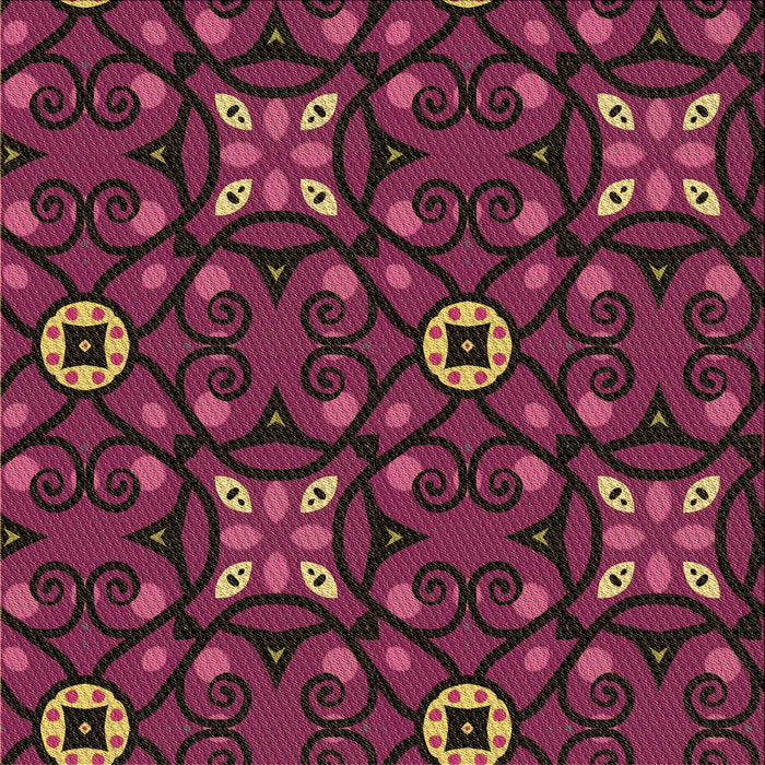 Round Machine Washable Transitional Chestnut Brown Rug, wshpat3075brn