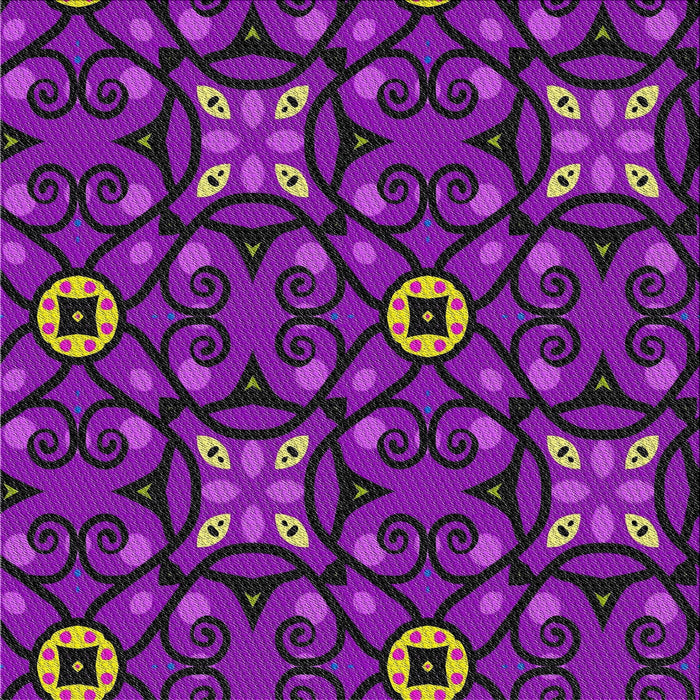 Sideview of Machine Washable Transitional Dark Violet Purple Rug, wshpat3075