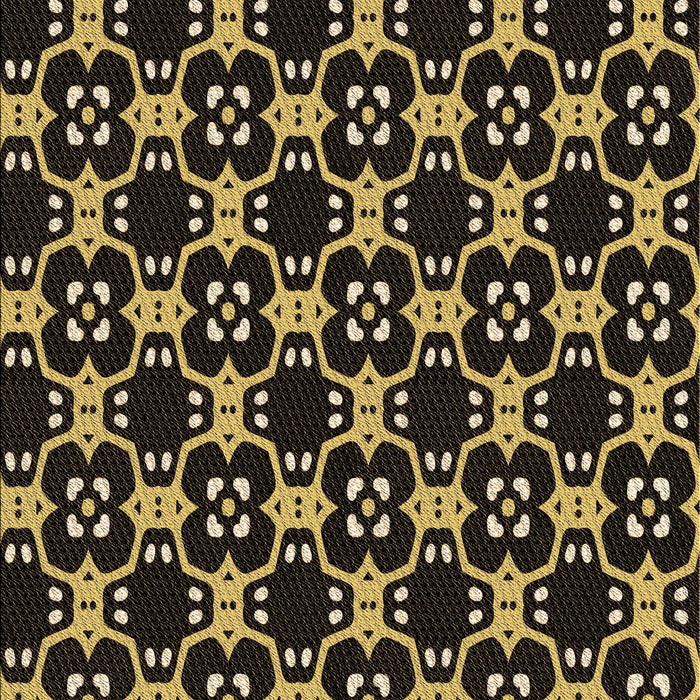 Machine Washable Transitional Caramel Brown Rug, wshpat3076brn