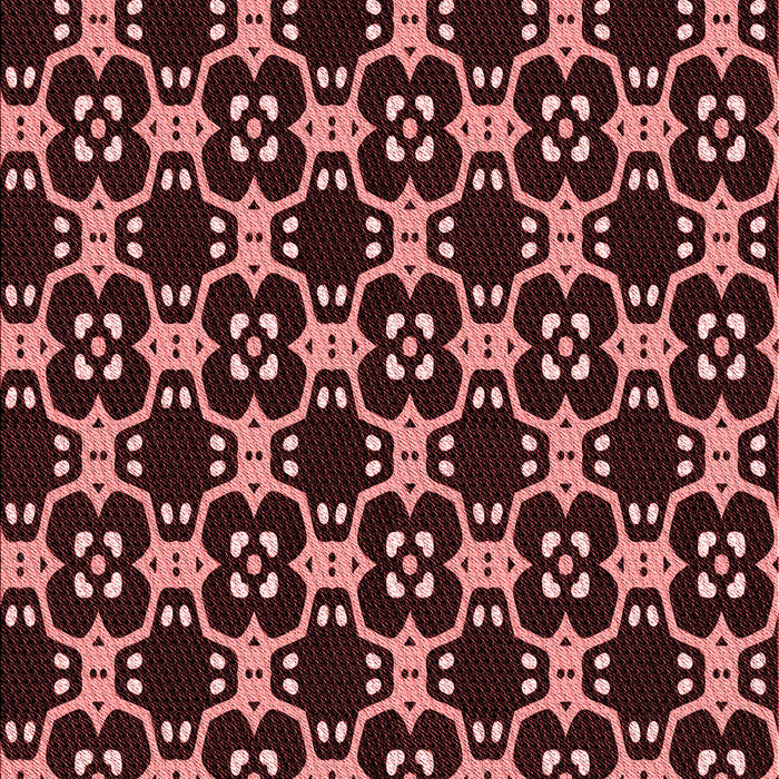 Patterned Chocolate Brown Rug, pat3076rd