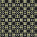 Square Patterned Black Novelty Rug, pat3076