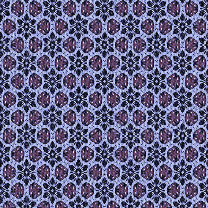 Patterned Night Blue Rug, pat3077blu