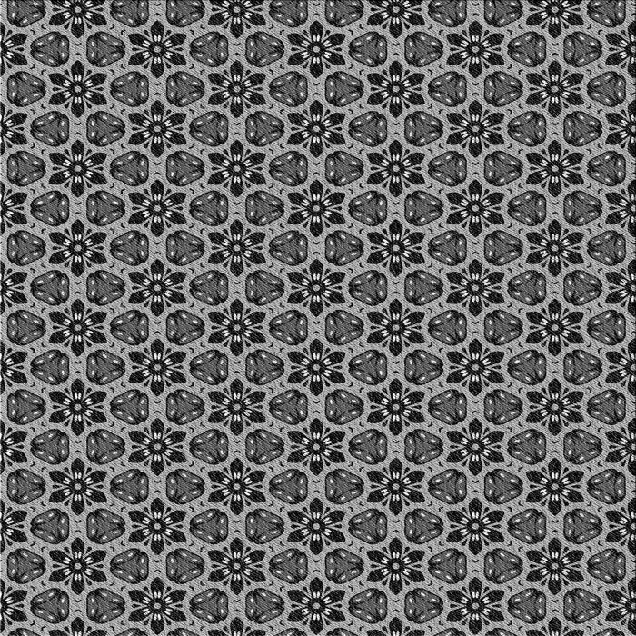 Round Machine Washable Transitional Charcoal Black Rug, wshpat3077gry