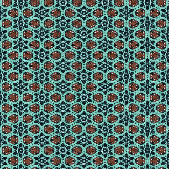 Round Machine Washable Transitional Burgundy Brown Rug, wshpat3077lblu