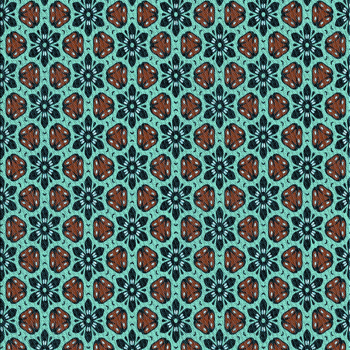 Patterned Burgundy Brown Rug, pat3077lblu