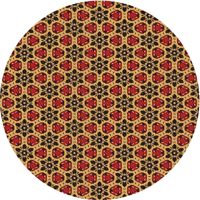 Square Machine Washable Transitional Maroon Red Rug in a Living Room, wshpat3077org