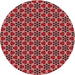 Square Machine Washable Transitional Dark Red Rug in a Living Room, wshpat3077rd