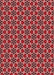 Patterned Dark Red Rug, pat3077rd