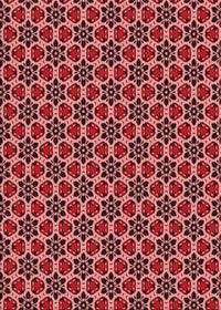 Machine Washable Transitional Dark Red Rug, wshpat3077rd