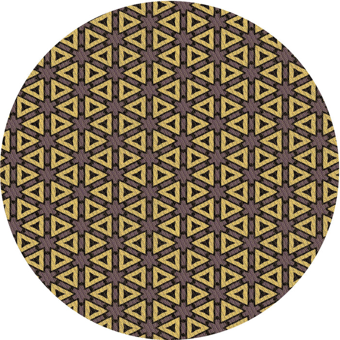 Square Patterned Burgundy Brown Rug, pat3078brn
