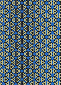 Patterned Deep-Sea Blue Novelty Rug, pat3078