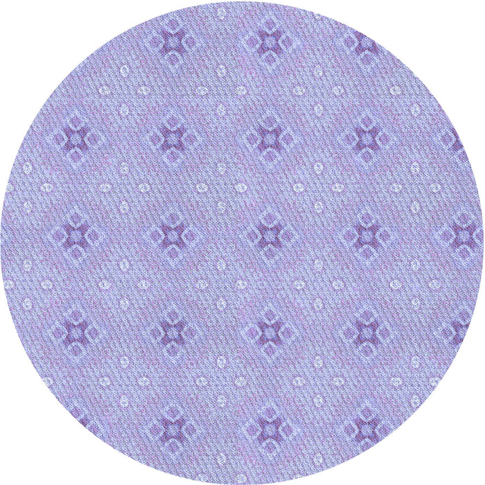 Square Machine Washable Transitional Purple Mimosa Purple Rug in a Living Room, wshpat3079blu