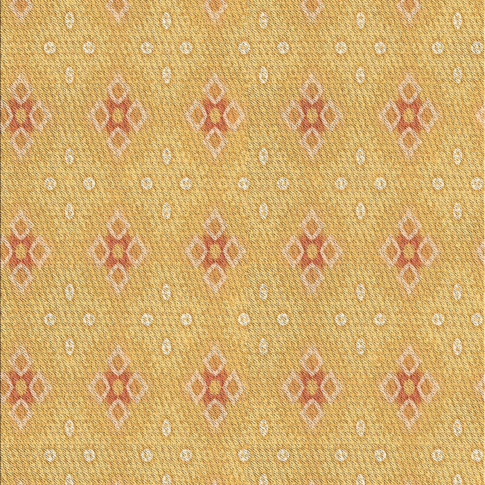 Machine Washable Transitional Orange Rug, wshpat3079brn