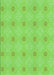 Machine Washable Transitional Emerald Green Rug, wshpat3079grn