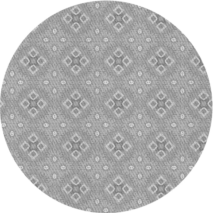 Square Patterned Gray Rug, pat3079gry