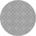 Square Patterned Gray Rug, pat3079gry