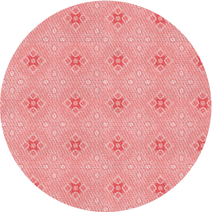 Square Machine Washable Transitional Pastel Pink Rug in a Living Room, wshpat3079rd