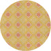 Square Machine Washable Transitional Chrome Gold Yellow Rug, wshpat3079