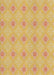 Patterned Chrome Gold Yellow Novelty Rug, pat3079