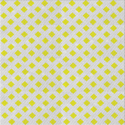 Square Patterned Golden Blonde Gold Novelty Rug, pat307