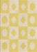 Patterned Sun Yellow Rug, pat308brn