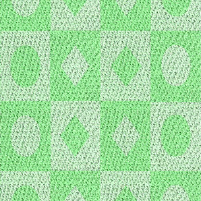 Machine Washable Transitional Pastel Green Rug, wshpat308grn