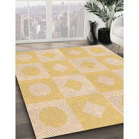 Patterned Orange Rug, pat308org