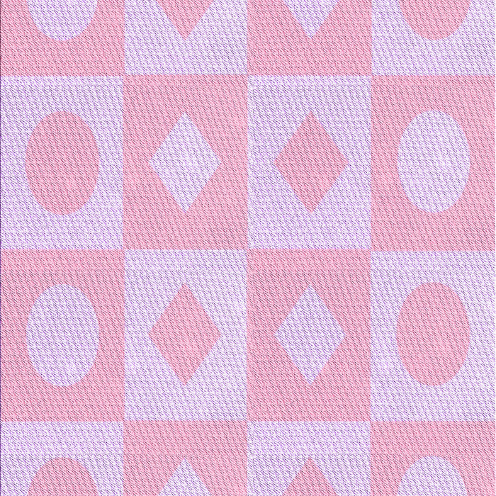 Patterned Periwinkle Pink Rug, pat308pur
