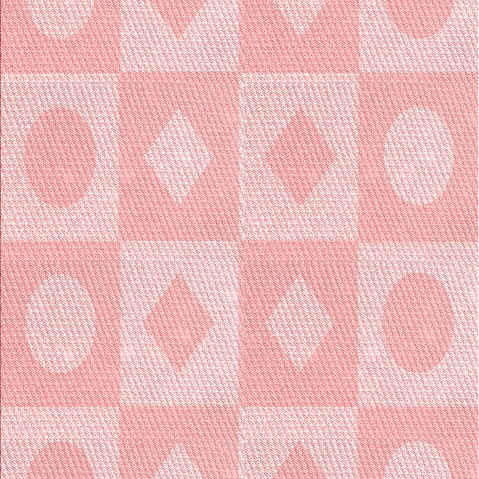 Patterned Pastel Red Pink Rug, pat308rd