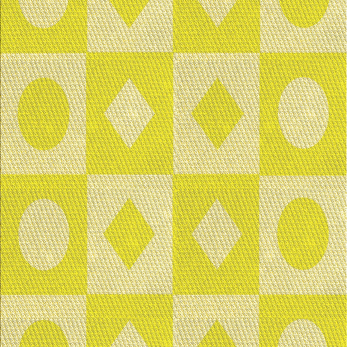 Patterned Golden Brown Yellow Rug, pat308yw