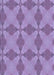 Machine Washable Transitional Bright Lilac Purple Rug, wshpat3080blu