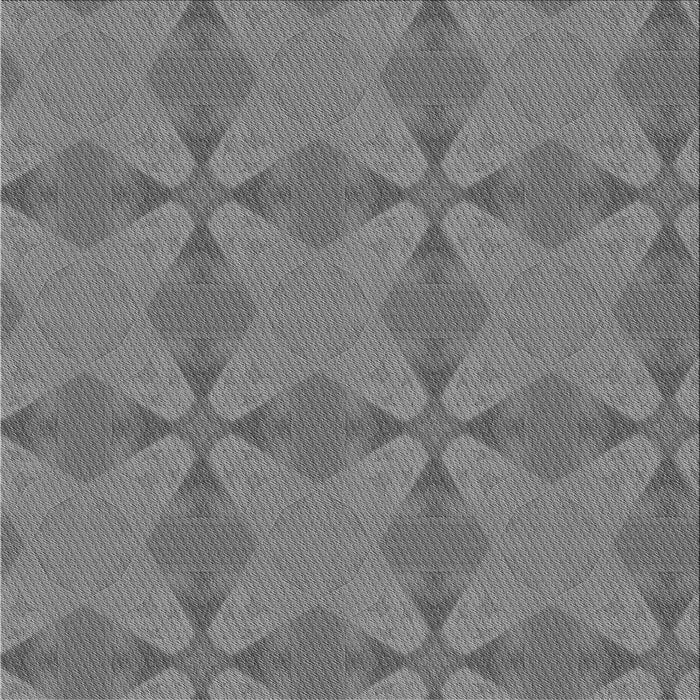 Round Patterned Ash Gray Rug, pat3080gry