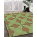 Machine Washable Transitional Yellow Green Rug in a Family Room, wshpat3080lblu