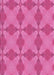 Machine Washable Transitional Deep Pink Rug, wshpat3080pur