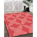 Machine Washable Transitional Red Rug in a Family Room, wshpat3080rd