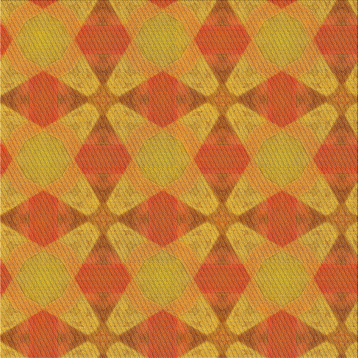 Sideview of Machine Washable Transitional Orange Red Rug, wshpat3080